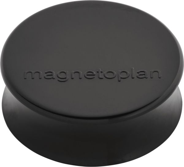 MAGNETOPLAN Magnet Ergo Large 10 Stk. 1665012 schwarz 34mm