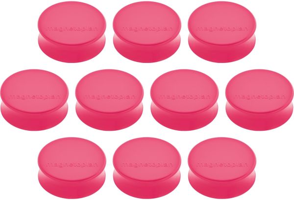 MAGNETOPLAN Magnet Ergo Large 10Stk. 1665018 pink 34x17.5mm