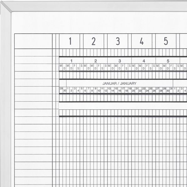 MAGNETOPLAN Urlaubs/Aktivitätenplaner 3707155 7 Tage, 60 MA 2000x750mm