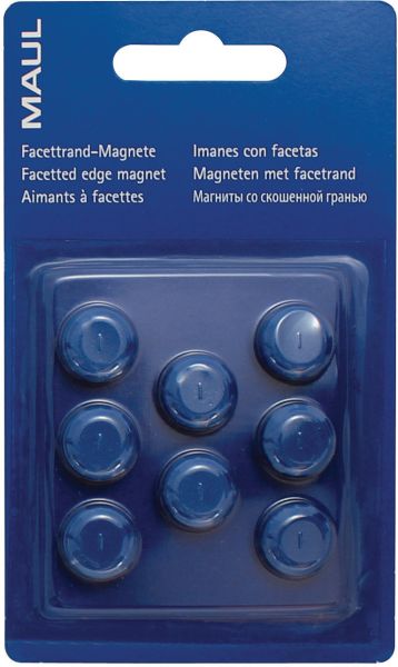 MAUL Magnete 15mm 6175235 blau 8 Stück