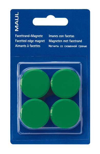 MAUL Magnete 30mm 6177255 grün 4 Stück