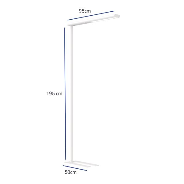 MAUL LED-Stehleuchte MAULjet 8257502 weiß, dimmbar