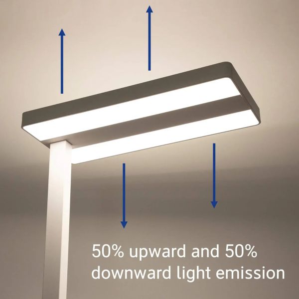 MAUL Stehleuchte LED MAULjaval 8258402 dimmbar, weiss