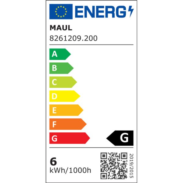 MAUL LED-Lupenleuchte 8261290 MAULiris, dimmbar, schwarz