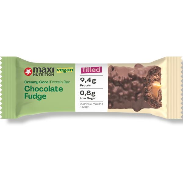 MAXI NUTRITION Proteinriegel 125349 Chocolate Fudge Vegan 12x45g