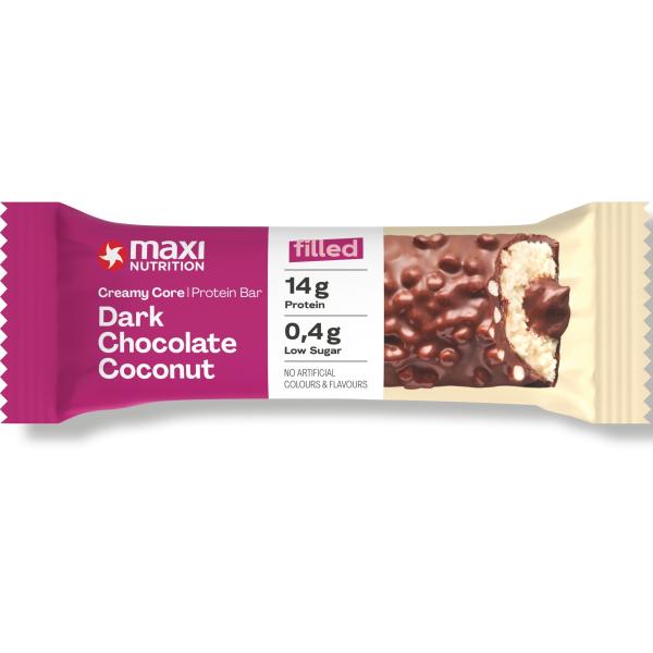 MAXI NUTRITION Proteinriegel 125482 DarkCocolate Coconut 12x45g