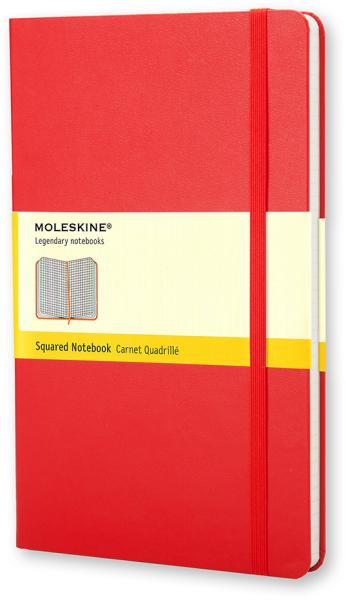 MOLESKINE Notizbuch Classic A5 033-8 kariert rot