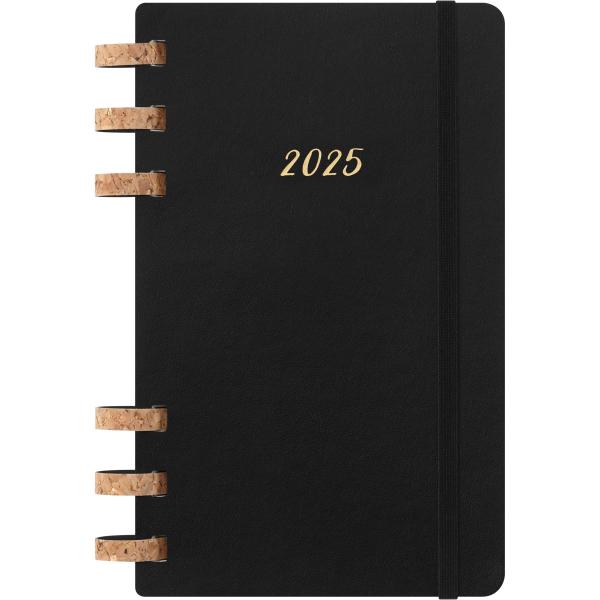 MOLESKINE Agenda Spiral Life 2025 056999271718 1W/1S 12M schwarz SC 13x21cm