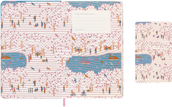 MOLESKINE Notizbuch SAKURA 13x21cm 56598851434 rosa, liniert, 240 Blatt, HC