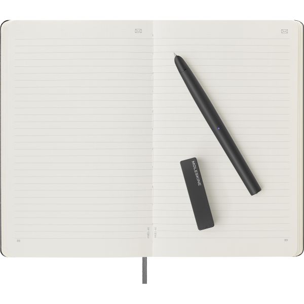 MOLESKINE Smart Writing Set Smart Pen+3 56598851571 schwarz, liniert, 176 Blatt