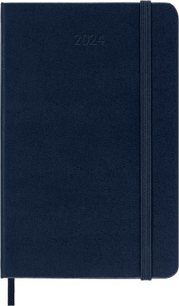 MOLESKINE Wochen-Notizkalender 2024 56598856682 saphir, 1W/S, HC, P/A6