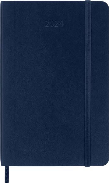 MOLESKINE Wochen-Notizkalender 2024 56598856712 saphir, 1W/S, SC, P/A6