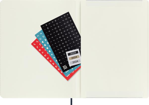 MOLESKINE Wochen-Notizkalender 2024 56598856767 saphir, 1W/S, SC, XL