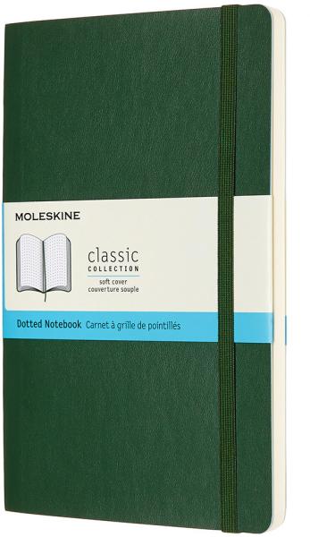 MOLESKINE Notizbuch SC L/A5 600042 gepunktet, myrtengrün, 240 S.