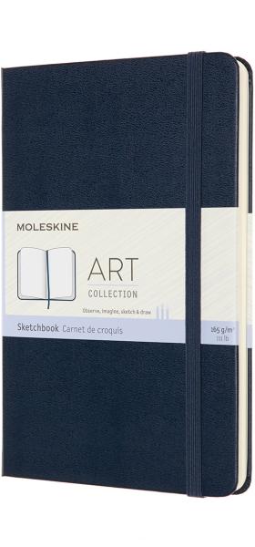 MOLESKINE Skizzenbuch HC 18.2x11.8cm 603104 Medium, saphir, 88 Seiten