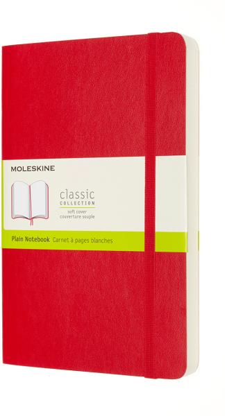 MOLESKINE Notizbuch SC L/A5 606228 blanko,scharlachrot,192 S.