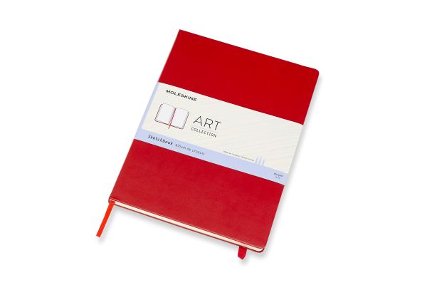 MOLESKINE Skizzenbuch HC A4 626703 blanko, rot, 96 Seiten