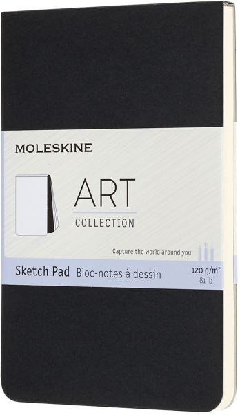 MOLESKINE Skizzenblock SC P/A6 626819 schwarz, 48 Seiten