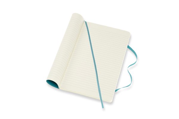 MOLESKINE Notizbuch L/A5 715505 liniert, SC, Riff Blau