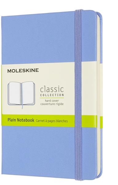 MOLESKINE Notizbuch HC Pocket/A6 850802 blanko,hortensienblau,192 S.