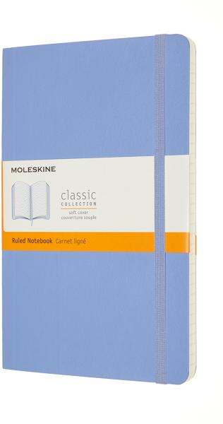 MOLESKINE Notizbuch SC L/A5 850932 liniert,hortensienblau,192 S.