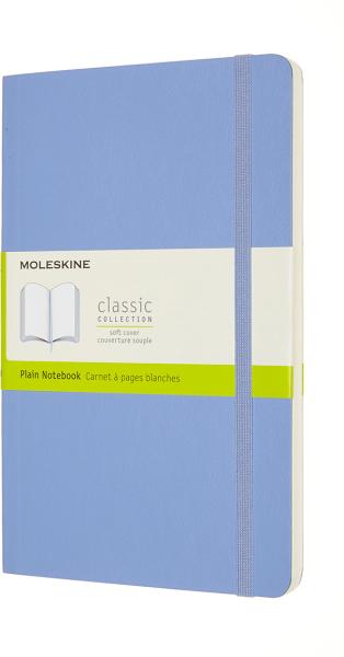 MOLESKINE Notizbuch SC L/A5 850949 blanko,hortensienblau,192 S.