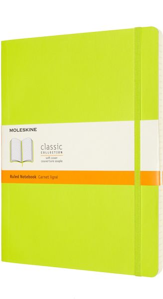 MOLESKINE Notizbuch HC XL 851014 liniert,limetten grün,192 S.