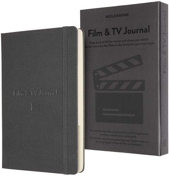 MOLESKINE Themen Notizbuch Film & TV A5 853551 dunkelgrau, 400 Seiten