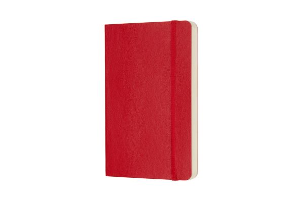 MOLESKINE Notizbuch P/A6 854610 Blanko,Soft Cover,Scharlach