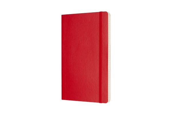 MOLESKINE Notizbuch L/A5 854641 Kariert,SoftCover,Scharlach