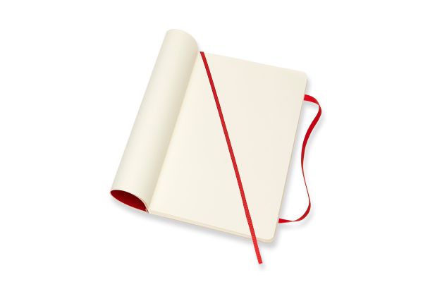 MOLESKINE Notizbuch L/A5 854658 Blanko,Soft Cover,Scharlach