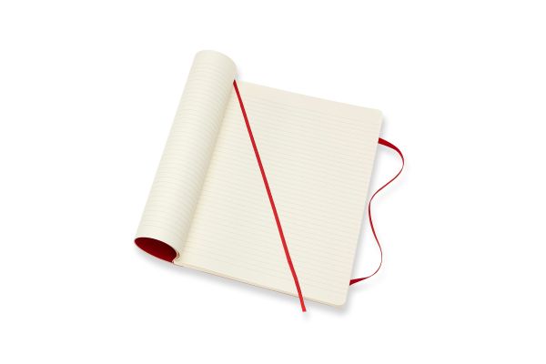 MOLESKINE Notizbuch XL 854672 Liniert,SoftCover,Scharlach