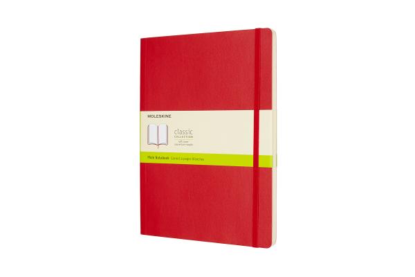 MOLESKINE Notizbuch XL 854696 Blanko,Soft Cover,Scharlach