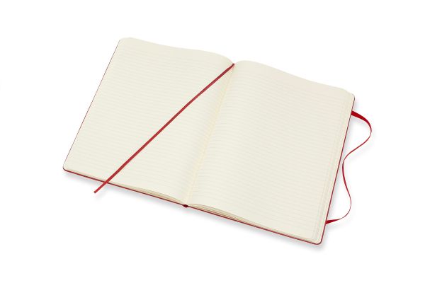 MOLESKINE Notizbuch XL 855082 Liniert,HardCover,Scharlach