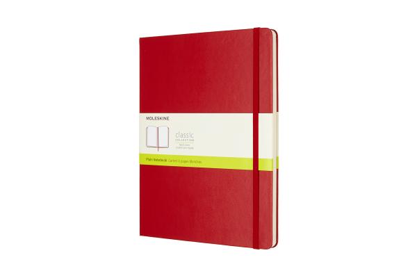 MOLESKINE Notizbuch XL 855105 Blanko,Hardcover,Scharlach