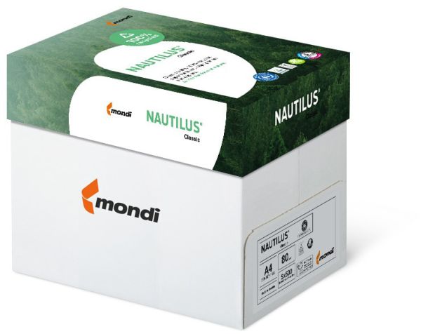 MONDI Nautilus Classic A4 88032442 80g, recycling 500 Blatt