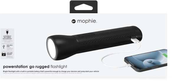 MOPHIE Powerstation Go Rugged 401107705 Jumpstart Flashlight