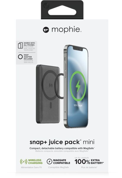 MOPHIE Snap&Juicepack mini -5k 401107912 black, wireless