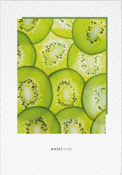 NATUR VERLAG Notizbuch Crushpaper A5 11009N Kiwi Foto, dotted