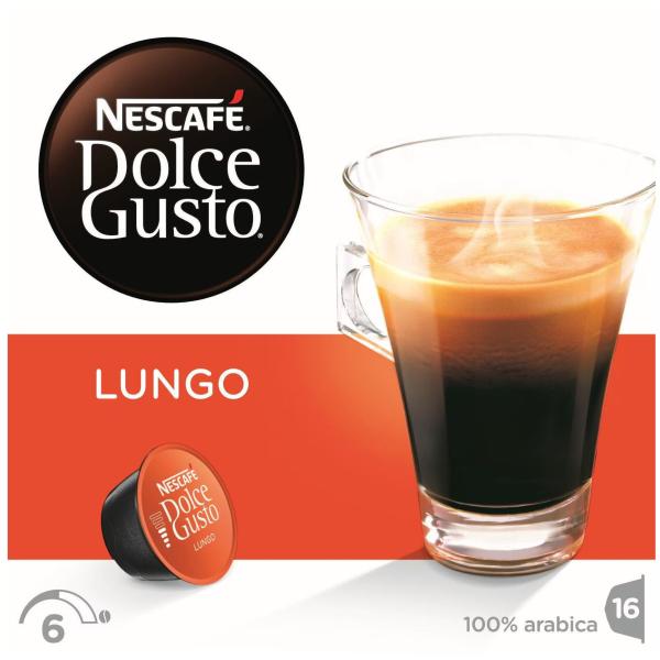 NESCAFE Kaffeekapseln Dolce Gusto 12423833 Lungo 30 Stück