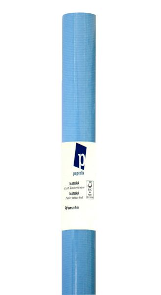 NEUTRAL Kraft-Geschenkpapier 445261 70cmx4m hellblau