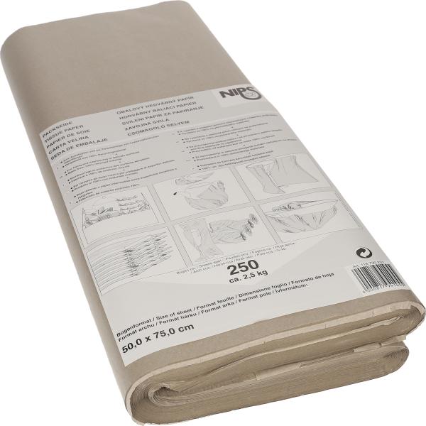 NEUTRAL Seidenpapier Nips 28g 0.5m 818730201 seidenmatt, braun