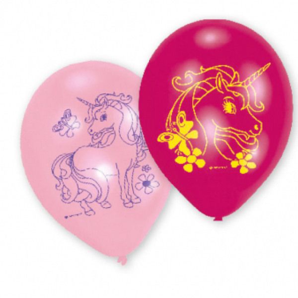 NEUTRAL Ballon Einhorn 22.8cm 9902112 6 Stück