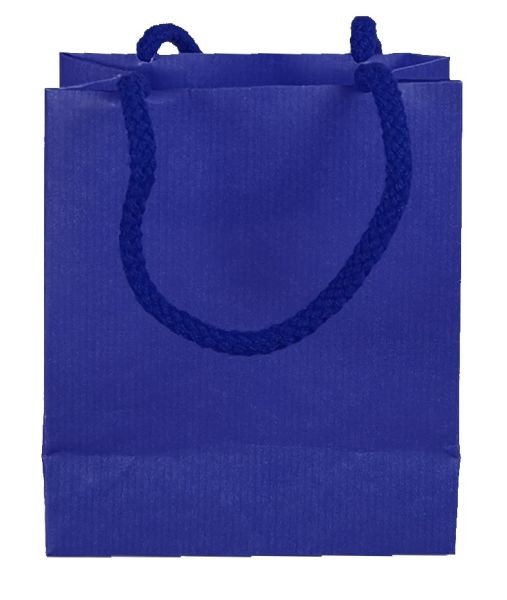 NEUTRAL Tragtaschen SPLENDOR S B12 blau, 12x6x14cm 10 Stück