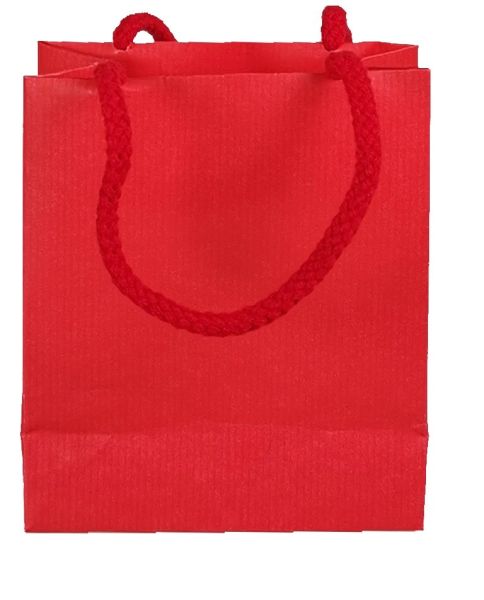 NEUTRAL Tragtaschen SPLENDOR S R12 rot, 12x6x14cm 10 Stück