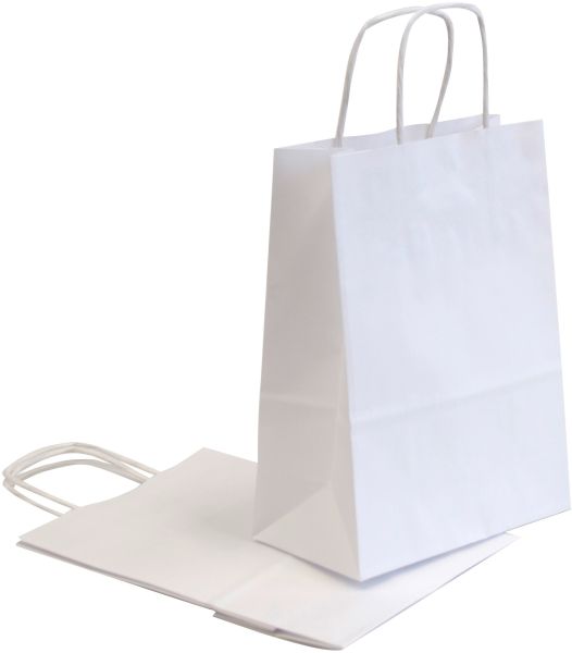 NEUTRAL Tragtaschen Allegra weiss SDS16-BIA Kraft,110g, 16x8x21cm 25 Stk.