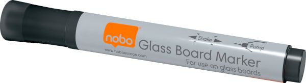 NOBO Glassboard-Marker 1905322 schwarz 4 Stück