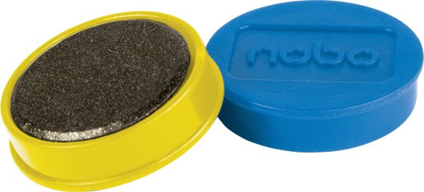 NOBO Magnet rund 32mm 1915304 ass. 10 Stück