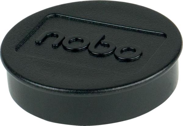 NOBO Magnet rund 38mm 1915305 schwarz 10 Stück