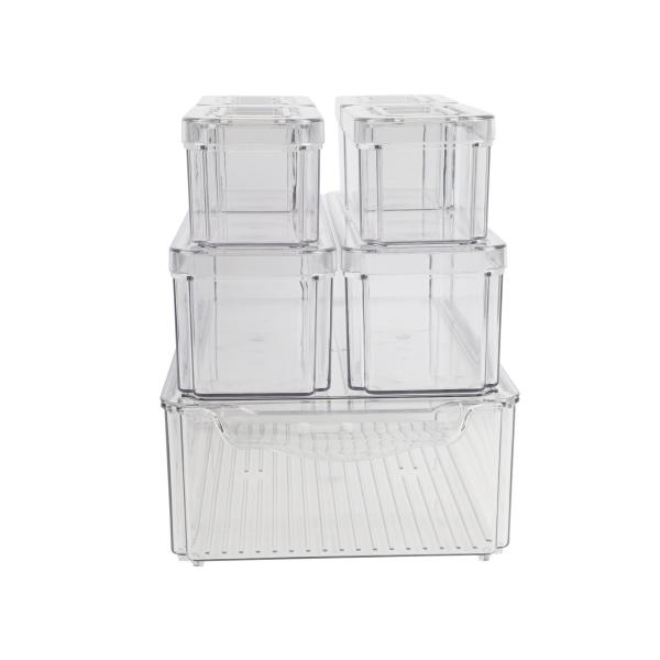 Nordic q fridge/pantry storage set 2360037 transparent, 7 pcs. - Nordic-q-2360037-5706470145627-03.jpg